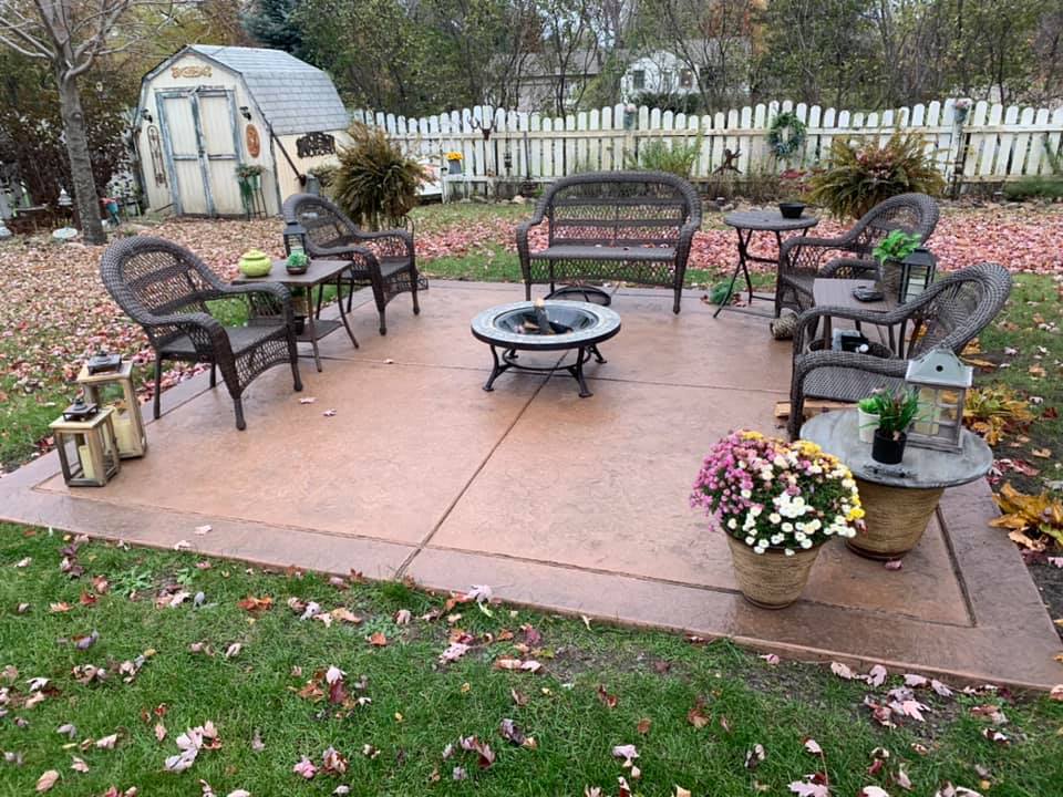 Stamped Patios - Bombardo Concrete LLC