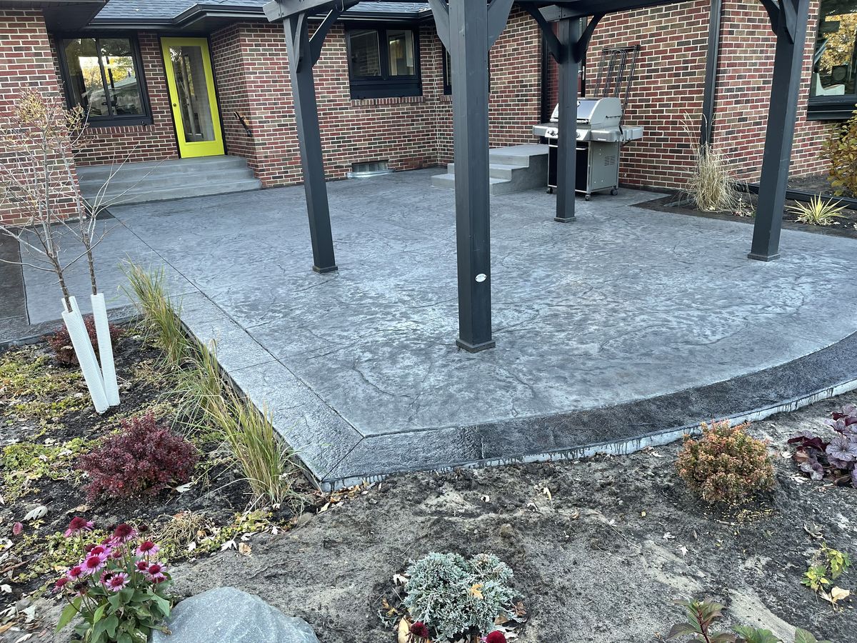 Stamped Patios - Bombardo Concrete LLC